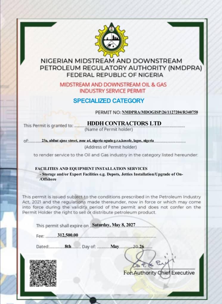 NMDPRA — Specialized Category Permit